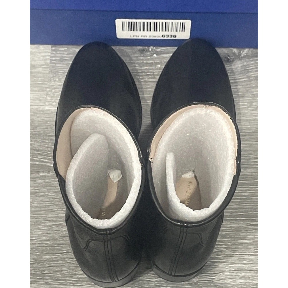 STUART WEITZMAN RESERVE BOOTIE BLACK LEATHER ZW15141 ANKLE BOOTS WOMENS 7 NEW - Picture 8 of 12